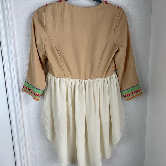 Champagne & Strawberry EMBROIDERED RUFFLE JACKET - Picture 12 of 16